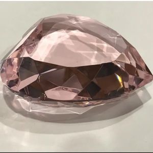 Stunning Rosenthal Pink Crystal Heart